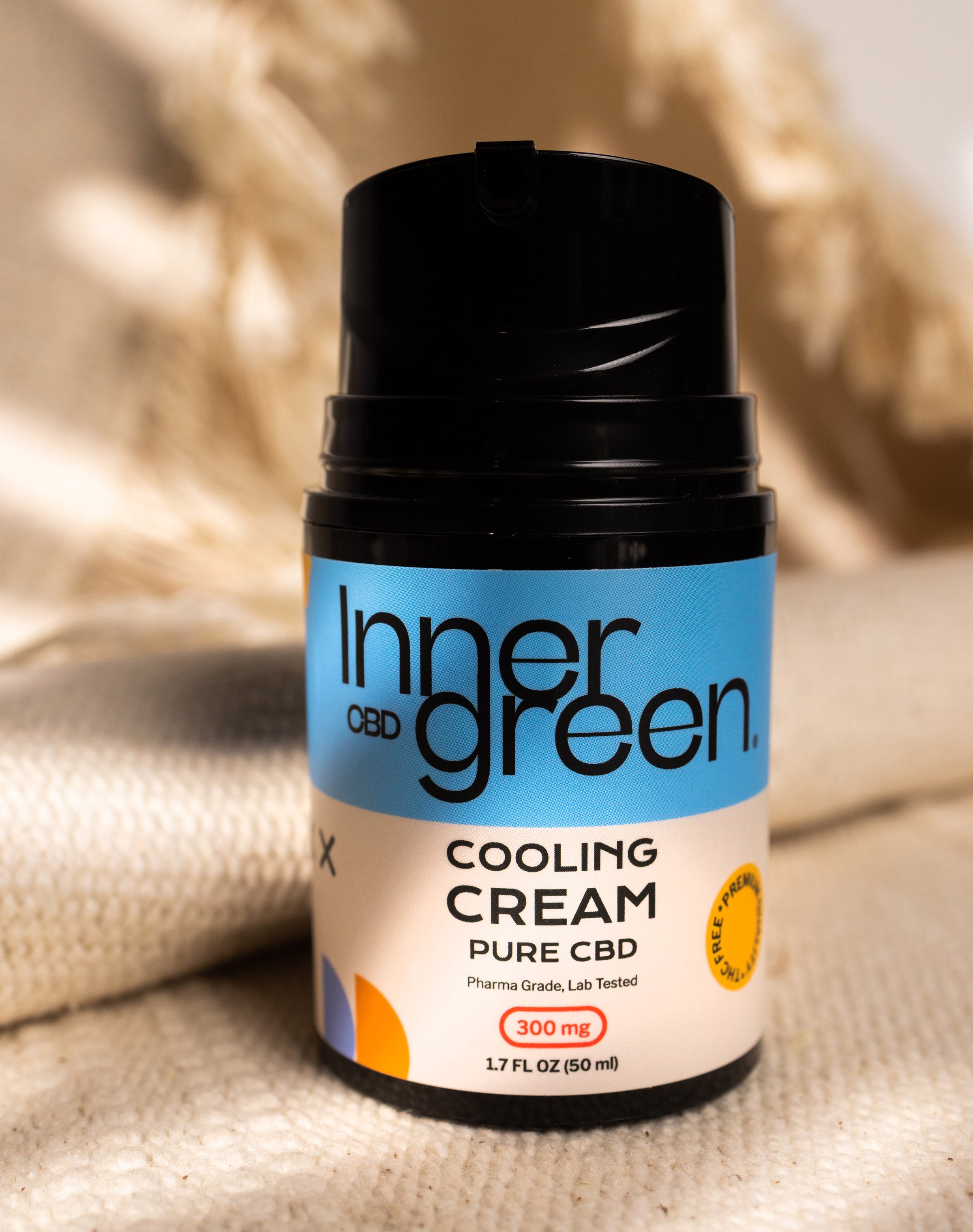 CBD Cooling Cream 300mg | Pure Isolate CBD Topicals | Innergreen CBD