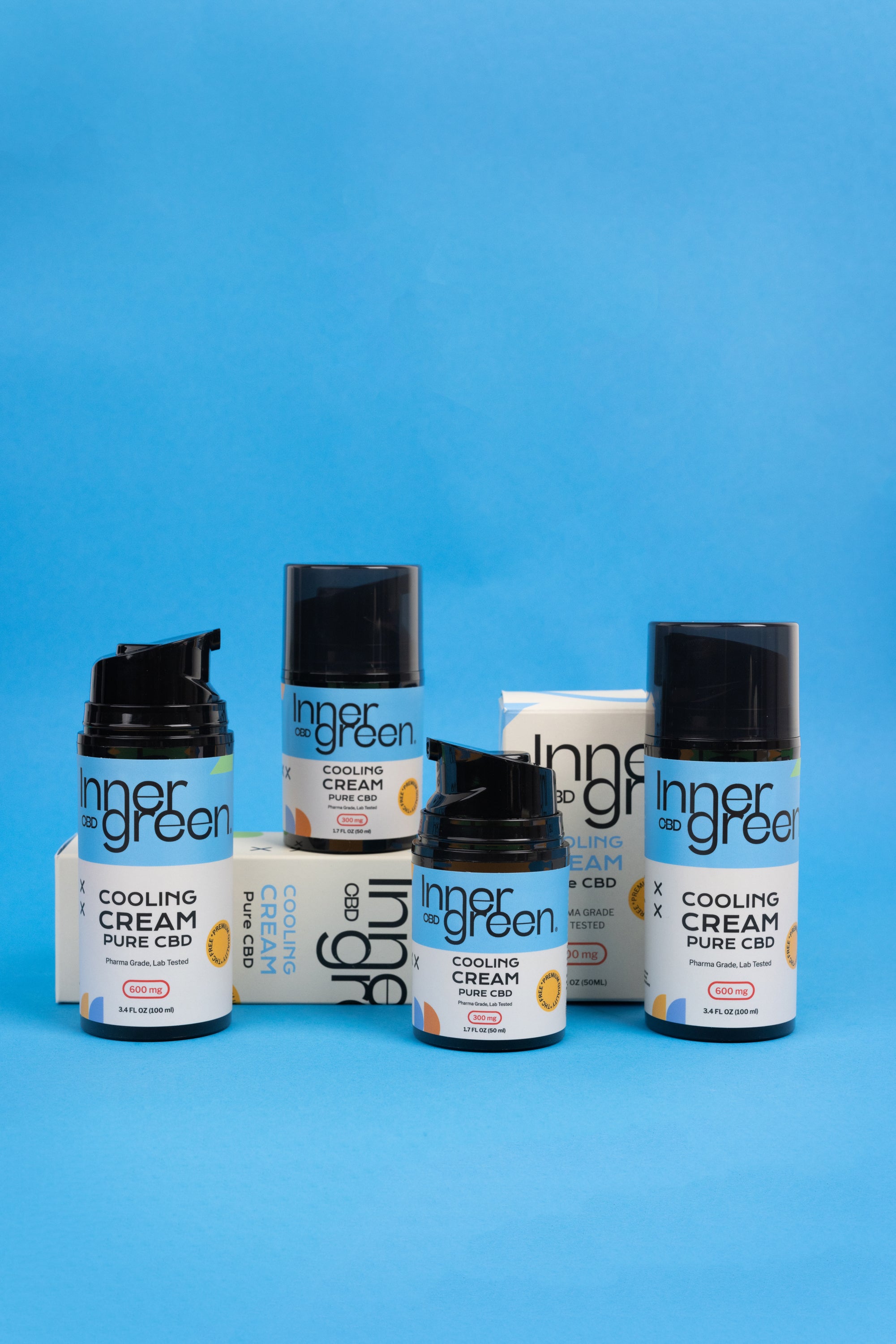 CBD Cooling Cream 300mg | Pure Isolate CBD Topicals | Innergreen CBD
